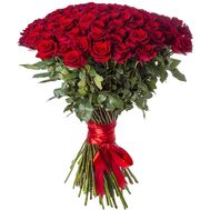 101 червона троянда 80 см