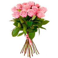 13 рожевих троянд