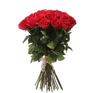 Букет 25 червоних троянд