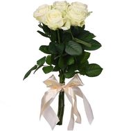 5 імпортних троянд з великим бутоном