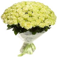 101 біла троянда