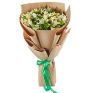 11 білих альстромерій