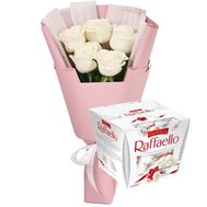 5 троянд і Raffaello