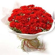 51 червона гвоздика