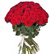 51 червона троянда 70 см