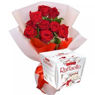 9 троянд і Raffaello