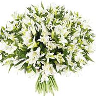 Букет із 101 лілії