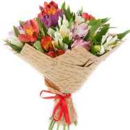 Букет із 21 альстромерії