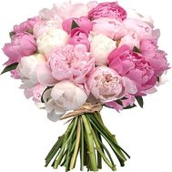 Букет із 35 півоній