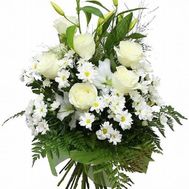 Букет із троянд і лілій