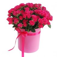 Букет у рожевій коробці