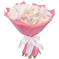 Букет білих ранункулюсів