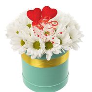 Коробка з ромашкових хризантем