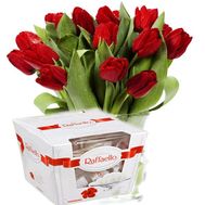 Тюльпани з цукерками