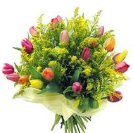 Великий букет із мімозою