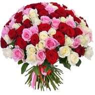 Великий букет троянд 70 см