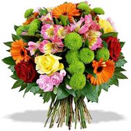 Веселий букет квітів