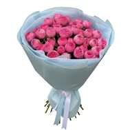 15 кустовых роз Silva Pink