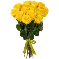 15 жовтих троянд