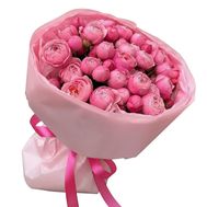 25 кустовых роз Silva Pink
