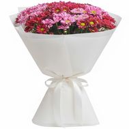 31 хризантема в букеті