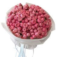 45 кустовых роз Silva Pink