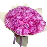 Букет із 45 українських півоній