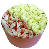 Білі троянди і Raffaello