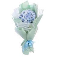 Букет блакитної гортензії