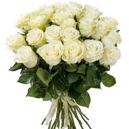 Букет із 29 білих троянд