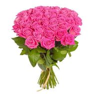 Букет із 29 рожевих троянд