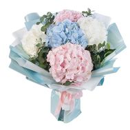Букет із 5 гортензій
