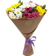 Невеликий букет хризантем