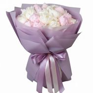 25 разноцветных пионов