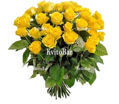 29 yellow roses