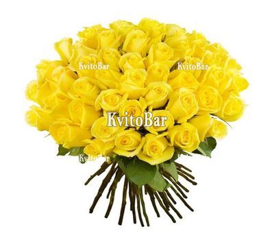 51 жовта троянда