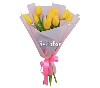 Букет из 11 тюльпанов