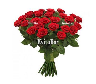 Bouquet of 29 red roses