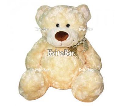 М'яка іграшка білий ведмедик