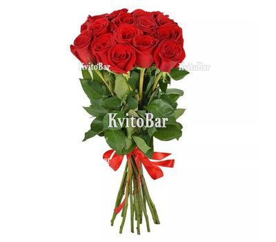 15 червоних троянд