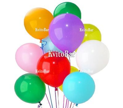 15 яскравих різнокольорових повітряних кульок