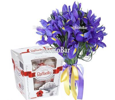 15 ірисів і Raffaello