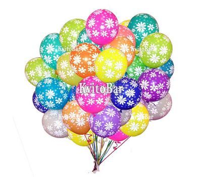 25 гелієвих кульок з малюнком