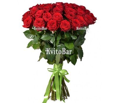 51 червона троянда 80 см