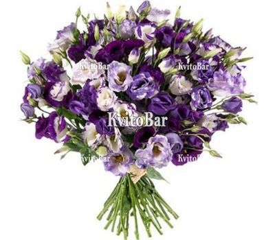 Букет фіолетових еустом