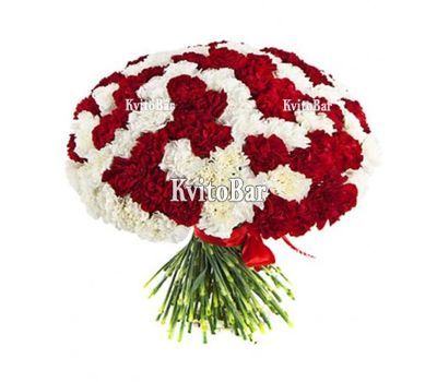 Букет із 101 гвоздики