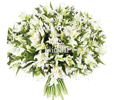 Букет із 101 лілії