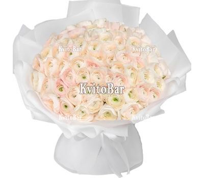 Букет из 101 ранункулюса