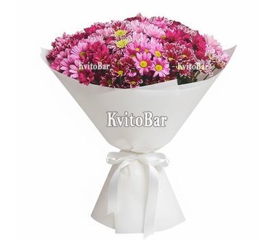 Букет із 21 хризантеми