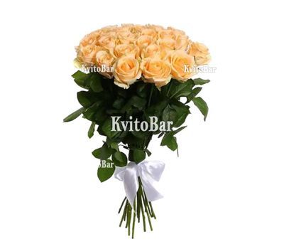 Bouquet of 23 cream roses